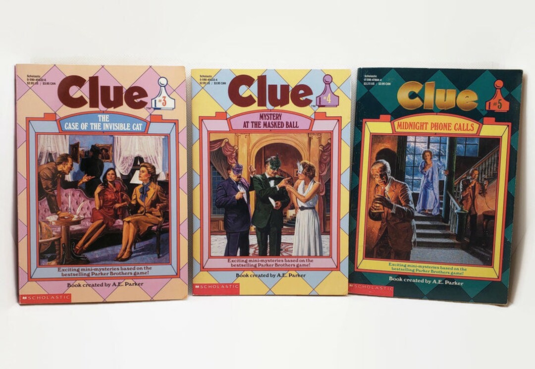 Vintage Clue Book Series 3 4 and 5 Lot of Three Etsy