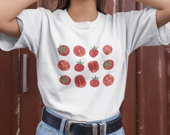 Tomato Shirt | Gardening Gift | Vegetable Shirt | Foodie Clothing | Unisex