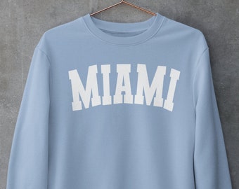 Miami Crewneck sweatshirt | College sweatshirt | Unisex