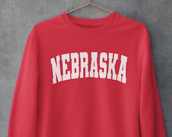 Nebraska Crewneck sweatshirt | Cornhuskers | College sweatshirt | Unisex