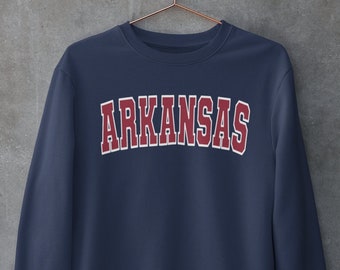 Arkansas Crewneck sweatshirt | Razorbacks | College sweatshirt | Unisex