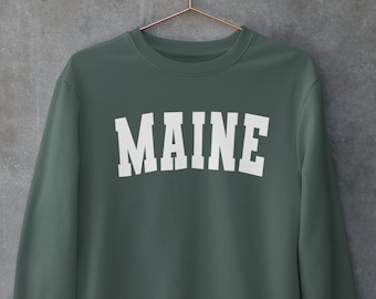 Maine Crewneck sweatshirt | College sweatshirt | Unisex