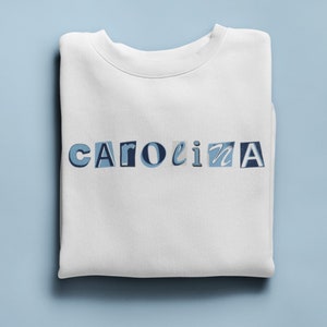 Carolina Crewneck sweatshirt | Tar Heels | College sweatshirt | Unisex