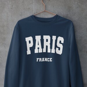 Paris Crewneck sweatshirt | Travel sweatshirt | France apparel | French gift | College sweatshirt | Unisex