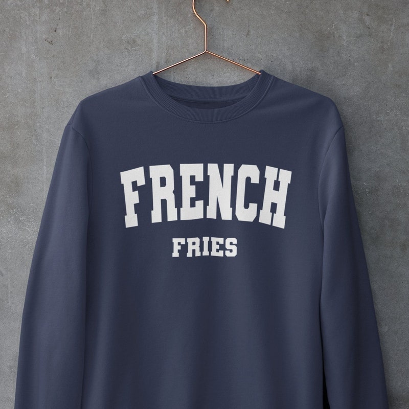 French Fries Pattern Print Women's Sweatshirt