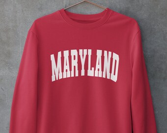 Maryland Crewneck sweatshirt | Terrapins sweatshirt | College sweatshirt | Football | Unisex