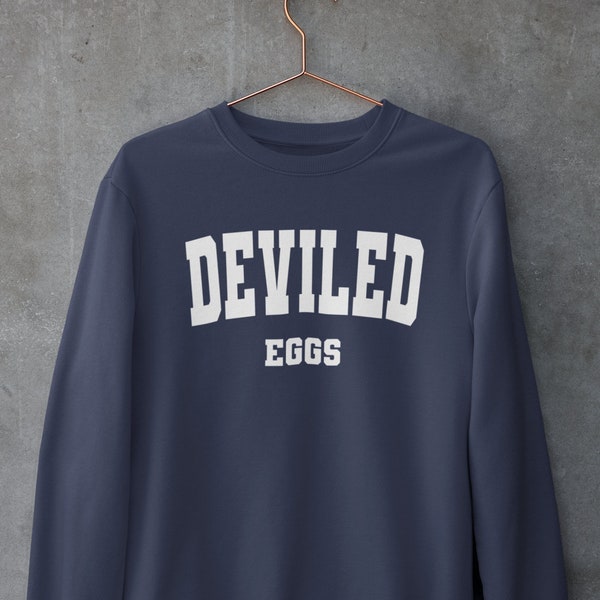 Deviled Eggs Crewneck sweatshirt | Food sweatshirt | Thanksgiving | College sweatshirt | Unisex