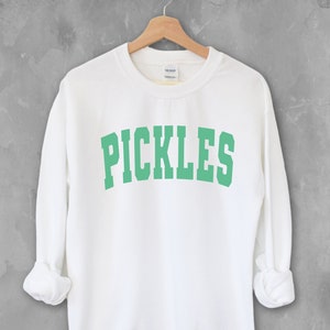 Pickles Unisex Crewneck Sweatshirt | Pickle jar sweater | Pickle juice shirt | Hangover hoodie | Funny food apparel | Unisex