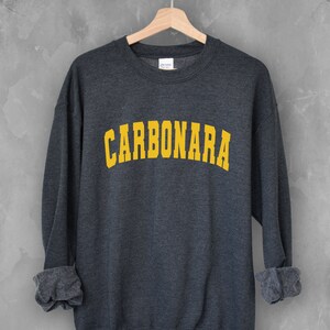 Spaghetti Carbonara Crewneck sweatshirt | Pasta gift | Funny food sweater | Italy travel sweatshirt | Pasta shirt | Unisex