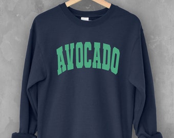 Avocado Crewneck sweatshirt | Fun food gift | College sweater | Unisex