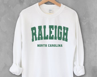 Raleigh Crewneck sweatshirt | North Carolina shirt | Travel sweater | Unisex