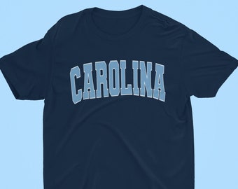 North Carolina Crewneck shirt | Tar Heels | College t-shirt | Unisex