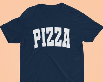 Camiseta de pizza / Sudadera universitaria / Para amantes de la pizza / Estilo preppy / Camiseta divertida / Unisex