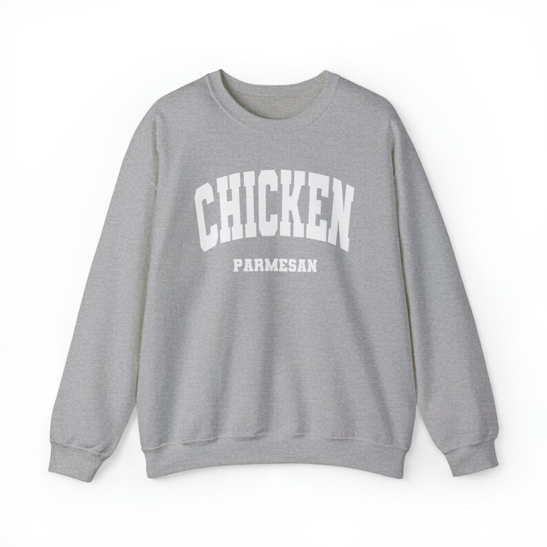 Chicken Parmesan Crewneck sweatshirt Italian gift Funny food sweatshirt Unisex image 8