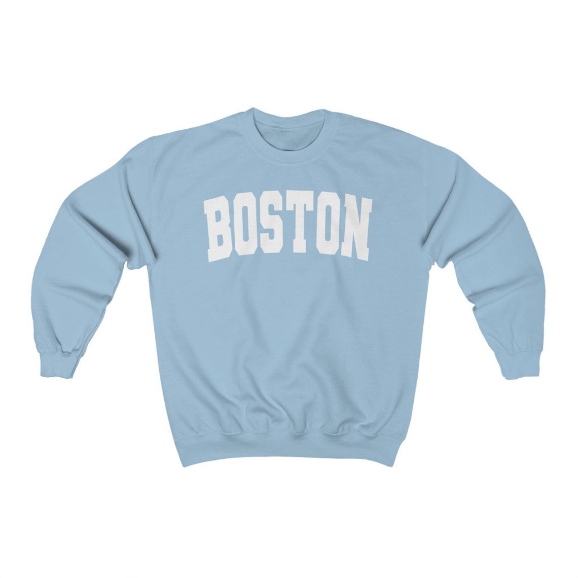 Boston Crewneck Sweatshirt College Sweatshirt Unisex - Etsy