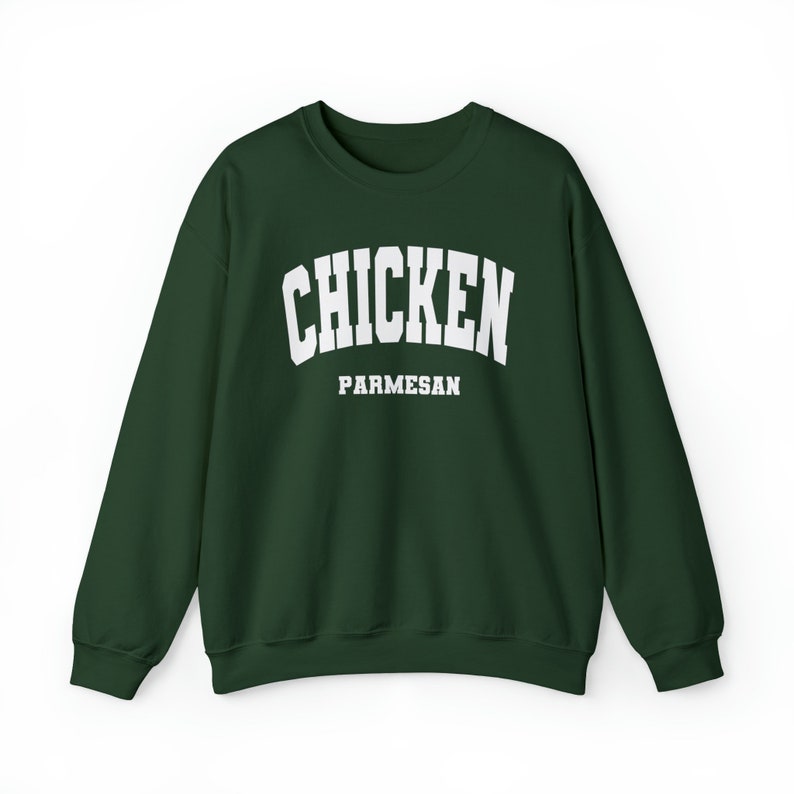 Chicken Parmesan Crewneck sweatshirt Italian gift Funny food sweatshirt Unisex image 2