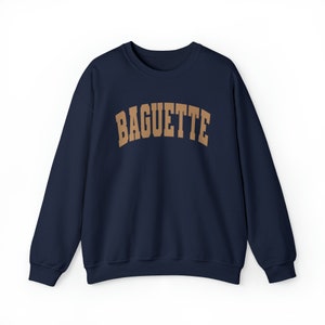 Baguette Crewneck sweatshirt | Bread gift | Baking sweater | Funny food shirt | Unisex image 4