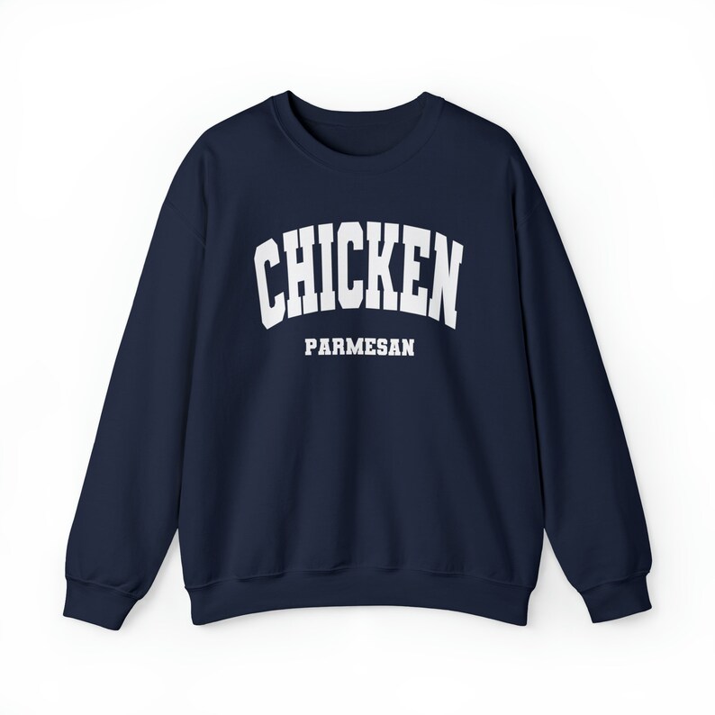 Chicken Parmesan Crewneck sweatshirt Italian gift Funny food sweatshirt Unisex immagine 6