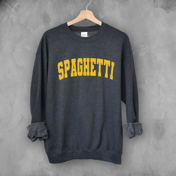 Spaghetti Crewneck sweatshirt | Pasta gift | Italian Travel shirt | Funny food sweatshirt | Unisex