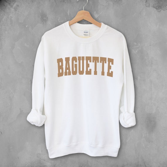 Baguette Crewneck sweatshirt | Bread gift | Baking sweater | Funny food shirt | Unisex