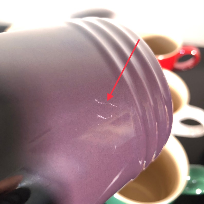 LE Creuset Pearlized 350ml Mixed Color Mugs Sold Individually Made in