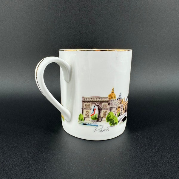 Souvenir Paris Landmarkings Mug | Single Mug | Made in N/A