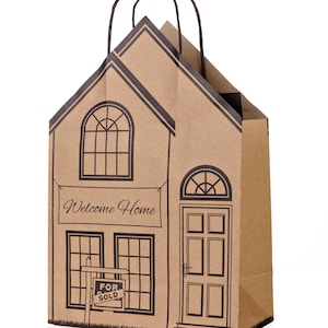 House Shaped Gift Bags