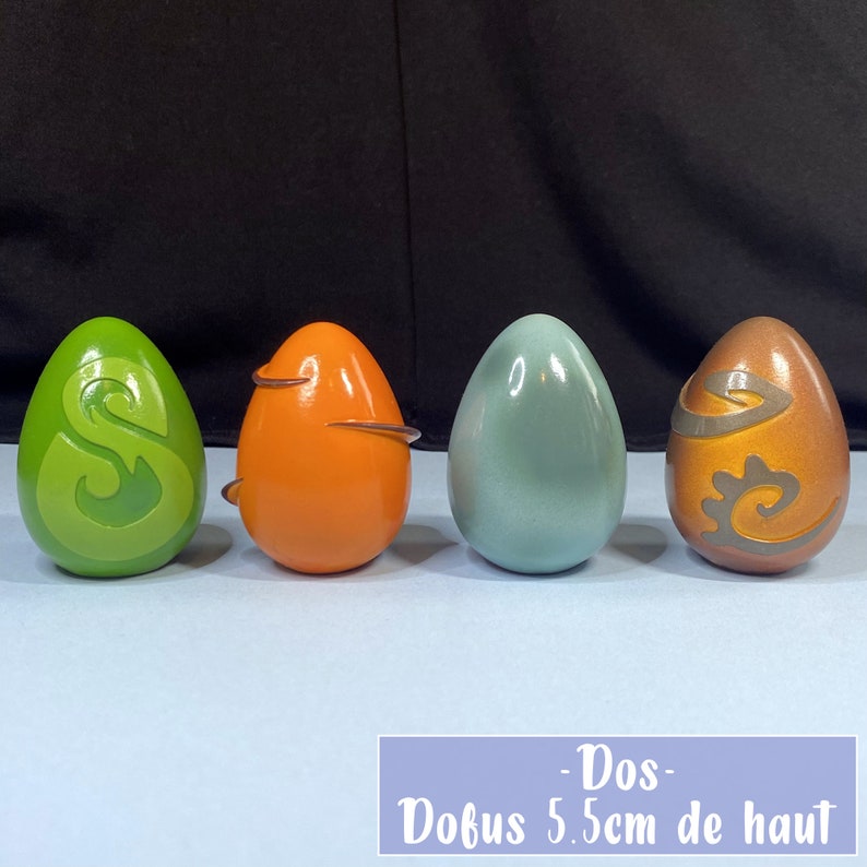 Dofus Résine: Emeraude, Turquoise, Ebene et Cawotte fait à la main image 6