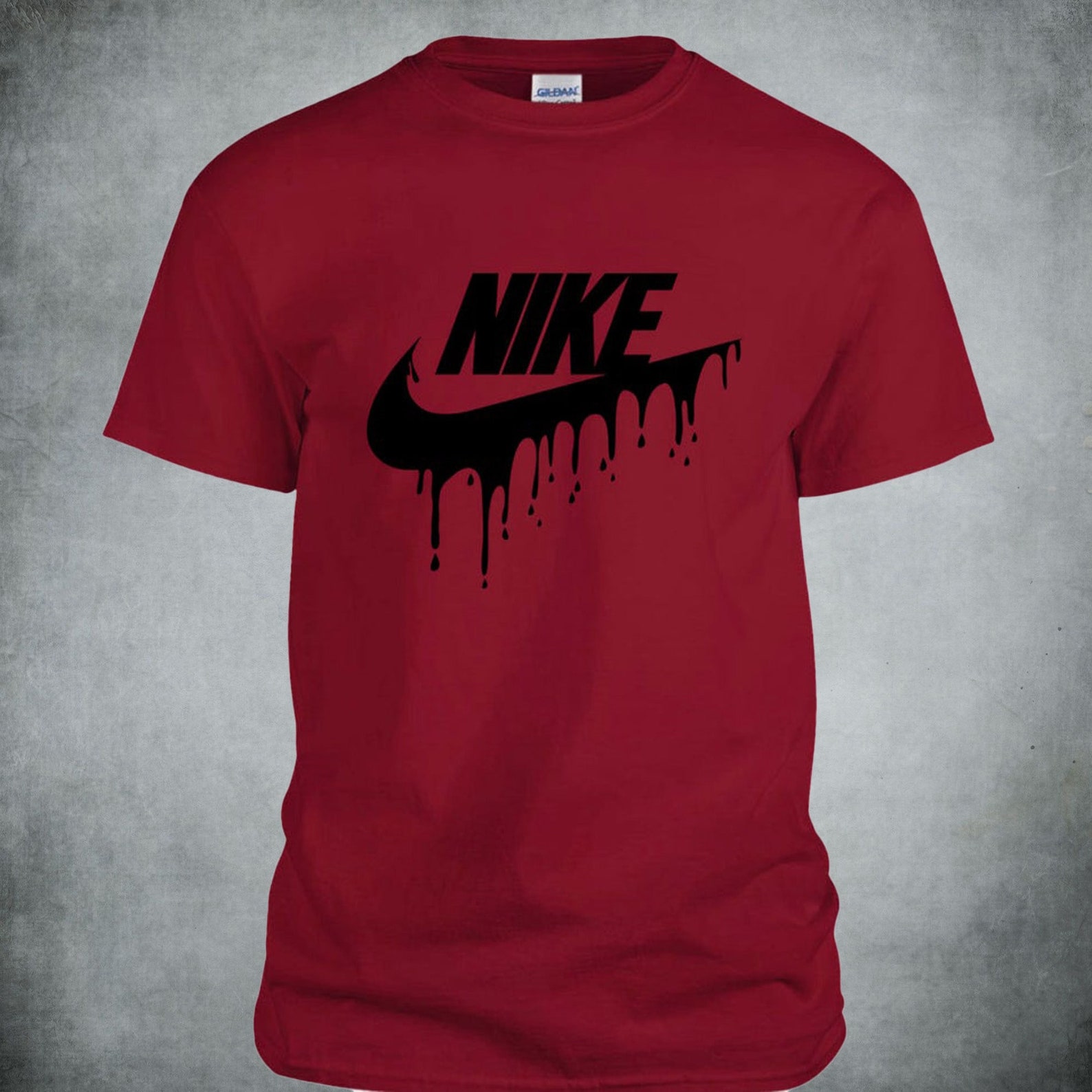 Nike Drip TShirt Nike Tshirt Nike Custom Tshirt Nike Etsy