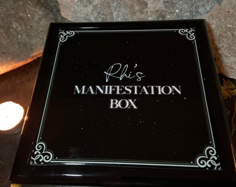 Magic Manifestation Box: Witchy Box, Custom Manifest Box, Witchy Gift, Spiritual, Manifestation Witch Room, Law of Attraction Witch House