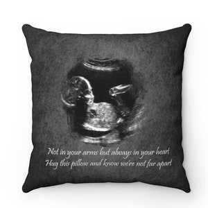 Pregnancy Loss Gift Hug Pillow | Miscarriage Gift | Miscarriage Memorial Pillow Photo | gift for baby loss | gift for miscarriage