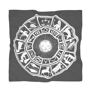 Sternzeichen Astrologie Schieren Altartuch | Tarot Tuch, Altar Dekor Altar Tisch Manifestation Ritual Hexe Geschenk Witchy Accessoires Witchy Mode