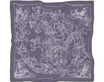 Sky Map Sheer Altar Cloth | Tarot Cloth | Altar Décor, Altar Table, Manifestation Ritual | Witchy Gift | Witchy Accessories | Witchy Fashion