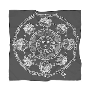Celestial Sheer Altar Cloth | Tarot Cloth, Altar Décor, Altar Table, Manifestation Ritual, Witchy Gift Witchy Accessories, Witchy Fashion