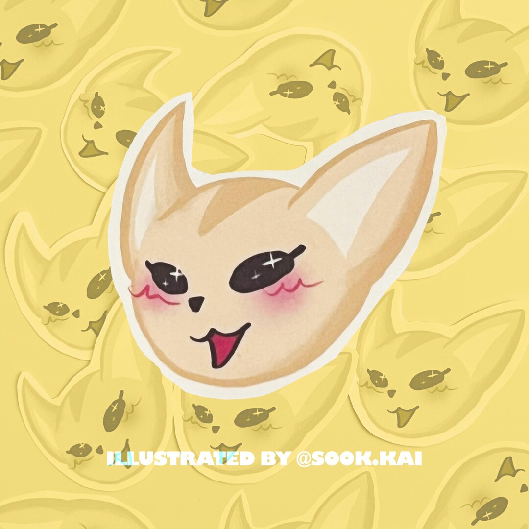 Fenneko Laminated Sticker - Anime Aggretsuko - Etsy