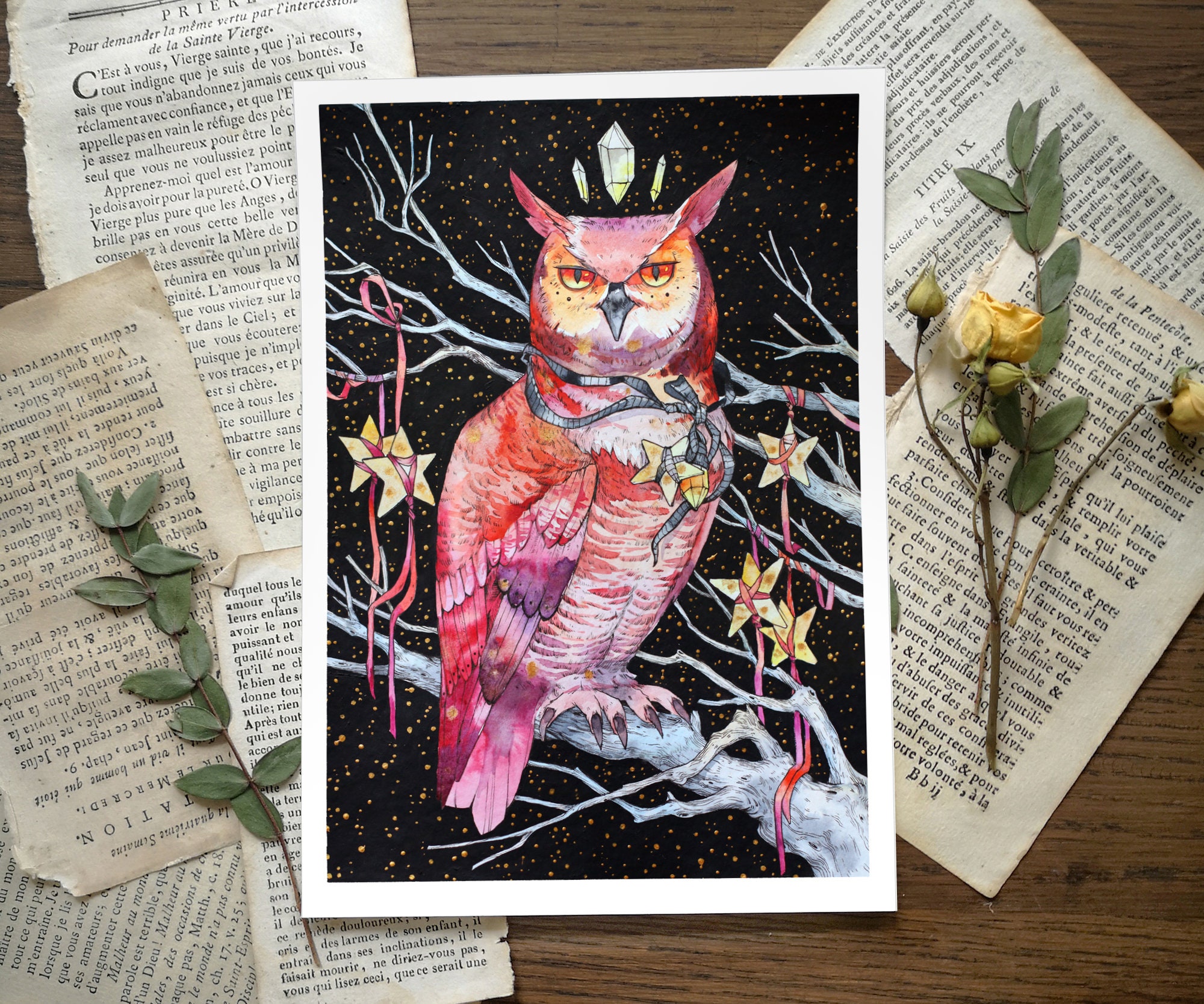 Owl Familiar Adoptions Witchy Decor Magical Apothecary Decoration Witch and  Wizard Decor Fantasy Decor Witchy Decor Bookshelf 