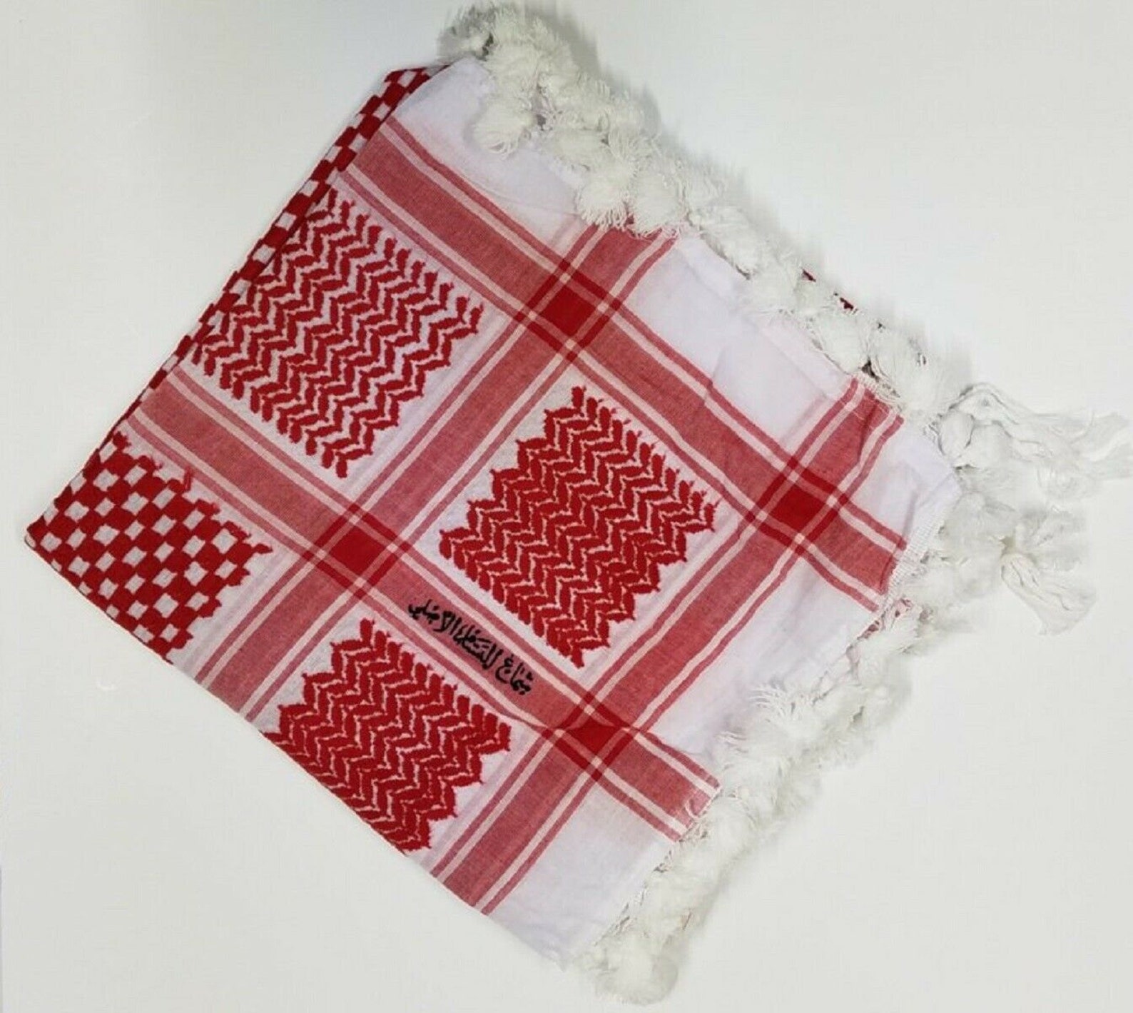 Arab Head Scarf Red And White