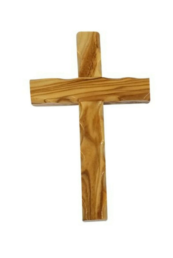 6 Inch Olive Wood Wall Cross From Jerusalem the Holy Land Etsy
