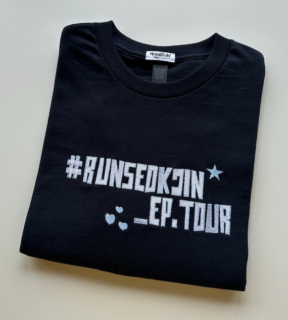 Embroidered Oversized T-shirt - Runseokjin Ep Tour - Etsy