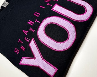 Embroidered oversize sweatshirt - Standing next to you