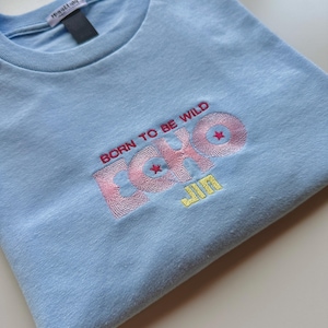 Embroidered oversized t-shirt - Echo by Jin
