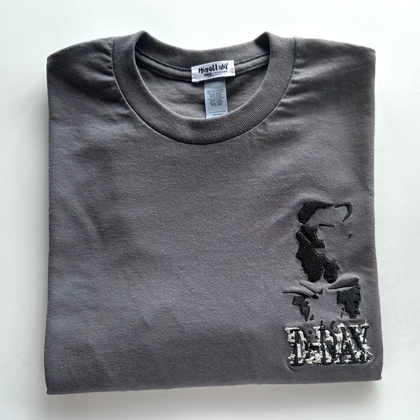 T-shirt oversize brodé - Jour J - dday Suga Agust D
