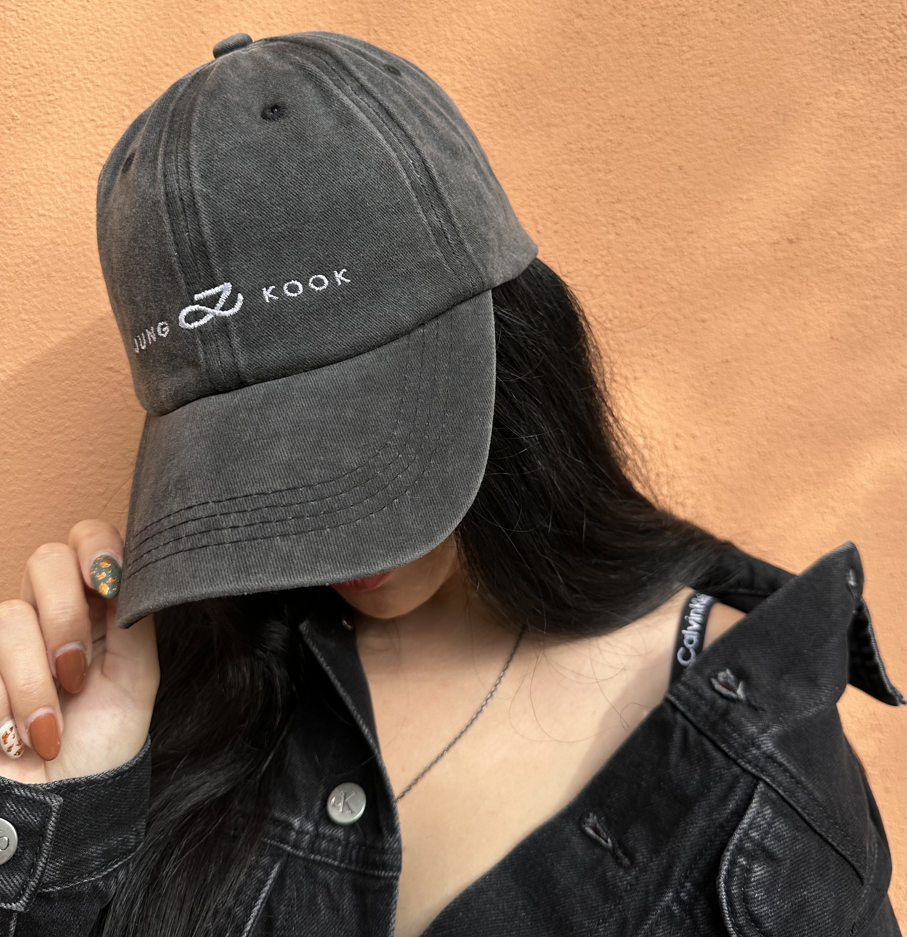 Embroidered Baseball Cap - Jungkook - Etsy