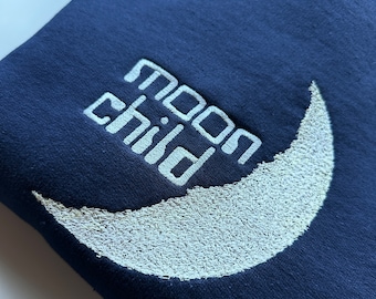 Embroidered oversize sweatshirt - Moonchild
