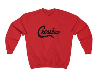 Crenshaw Red Crewneck Sweatshirt - Etsy