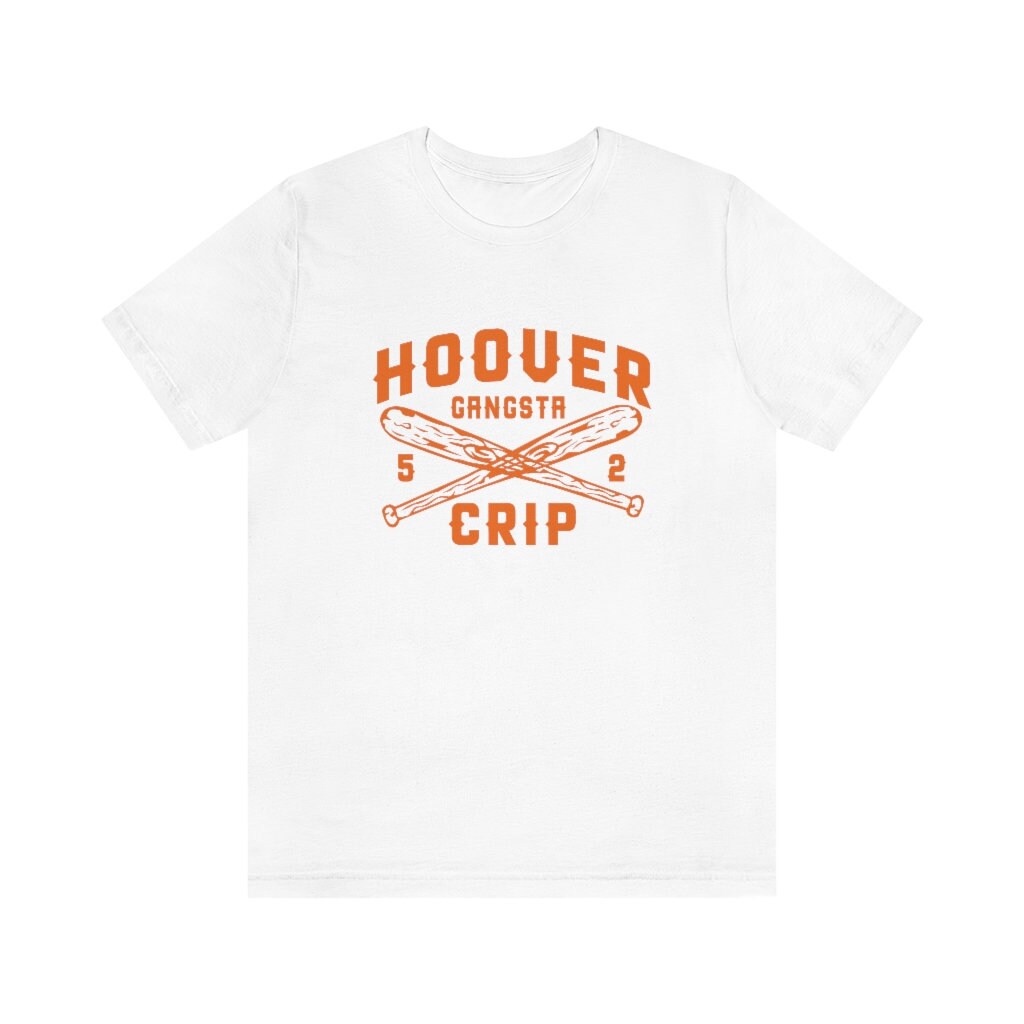 5 Deuce Hoover Gangsta Crip Orange Short Sleeve Tee Etsy