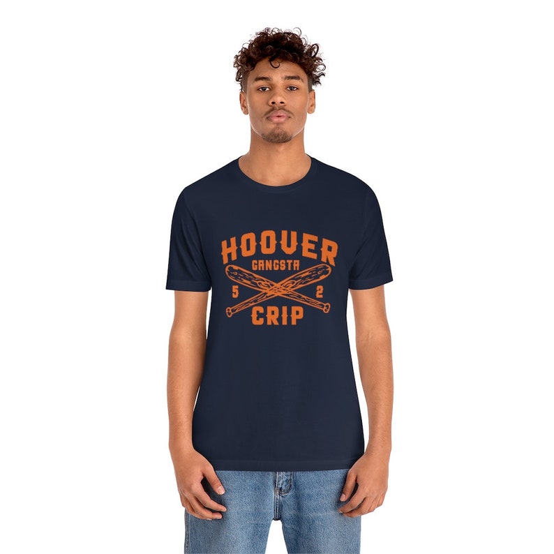 5 Deuce Hoover Gangsta Crip Orange Short Sleeve Tee Etsy