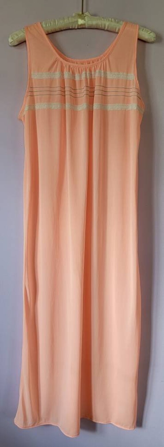 Handmade Vintage 1950's/1960's Long Nightgown - image 5