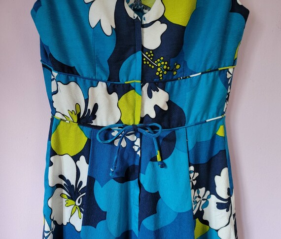 Penneys Hawaii Vintage 1970's Floral Maxi Dress - image 7