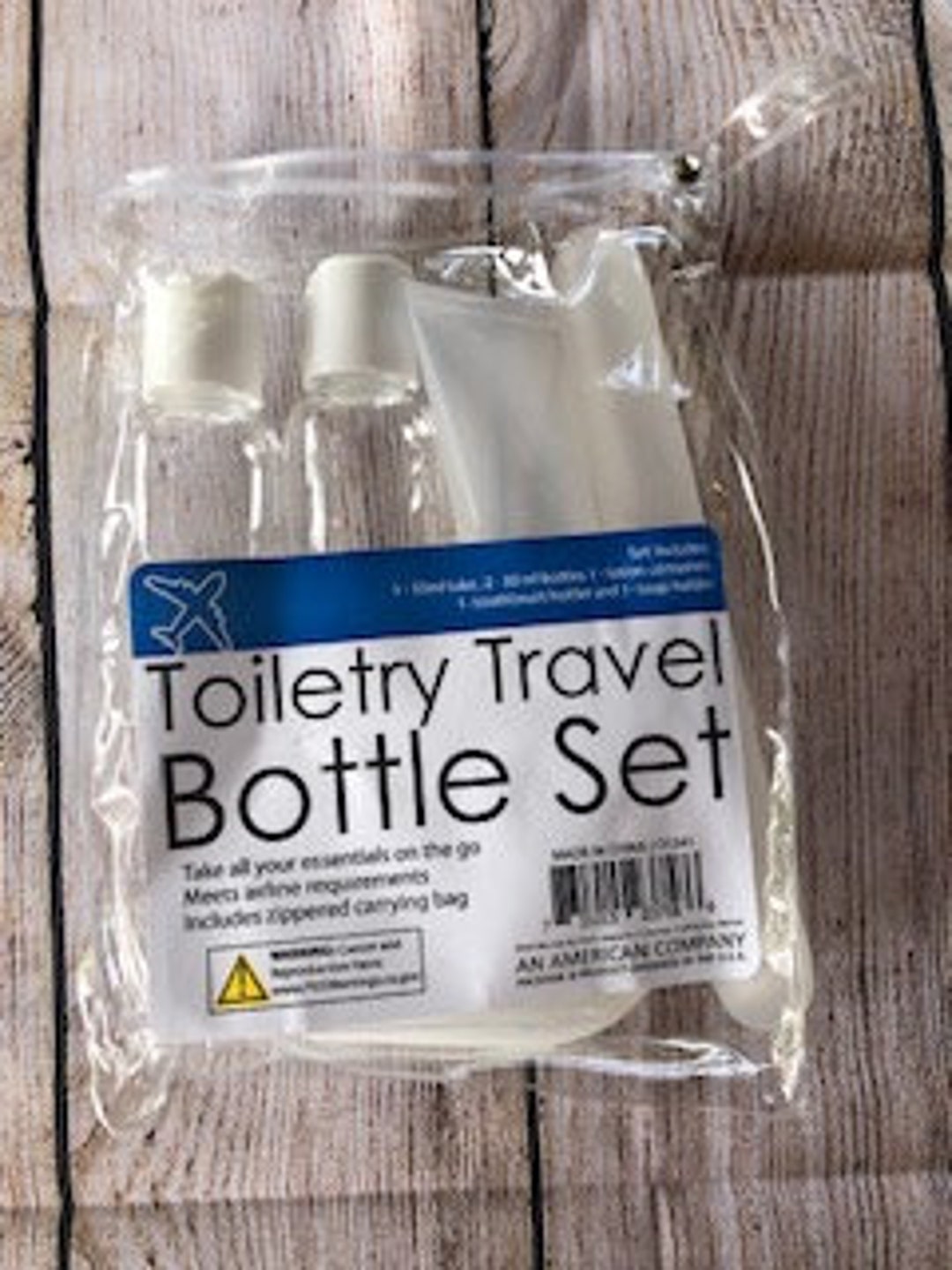 Reiseflaschen for Toilettenartikel, leere Verpackungsbeutel, 3